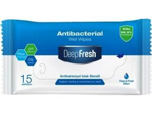 Αντισηπτικά Μαντηλάκια Χεριών DeepFresh Antibacterial Wet Wipes (15 τεμαχίων)