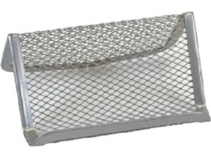 Θήκη για κάρτες μεταλλική 60x90mm διάτρητη ασημί