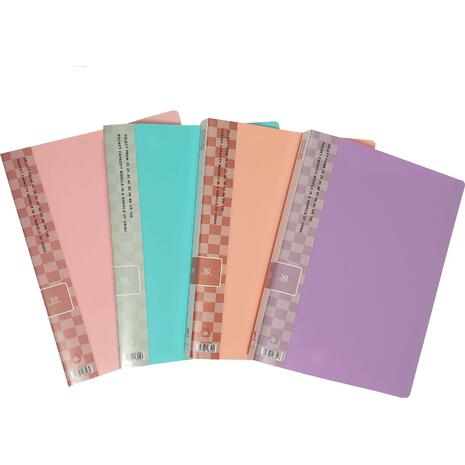 Ντοσιέ σουπλ 30 Θέσεων Α4 pastel διάφορα χρώματα