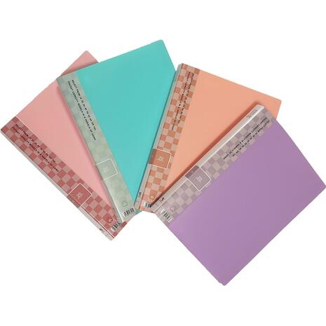 Ντοσιε σουπλ 20 θέσεων Α4 pastel διάφορα χρώματα