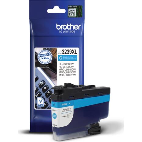 Μελάνι εκτυπωτή Brother Inkjet LC-3239XLC Cyan (LC-3239XLC) (BRO-LC-3239XLC) (Cyan)