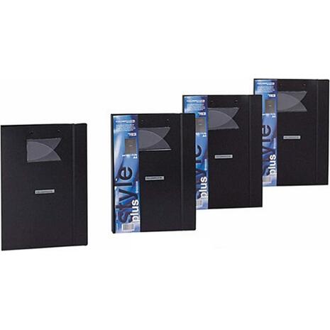 Ντοσιέ σεμιναρίου με πιάστρα Foldermate Α4 μαύρο