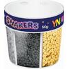 Χρυσόσκονη 6 χρωμάτων Interdruk Strass Shakers αλατέρια πούλιες με στρας 50gr