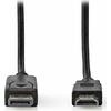 Καλώδιο NEDIS Display port to HDMI cable display port male HDMI connector 2.0 M black CCGT37100BK20