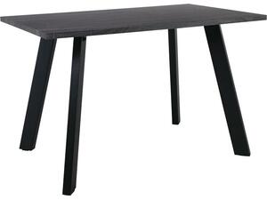Τραπέζι Baxter Μέταλλο Βαφή Μαύρο, Grey Walnut 140x80x75cm [Ε-00021768] ΕΜ817,2 (Grey Walnut)