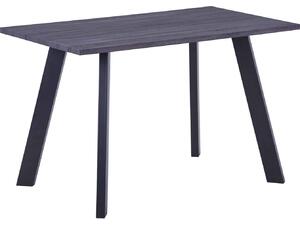 Τραπέζι BAXTER Μέταλλο Βαφή Μαύρο, Grey Walnut 120x70x75cm [Ε-00021765] ΕΜ820,2 (Grey Walnut)