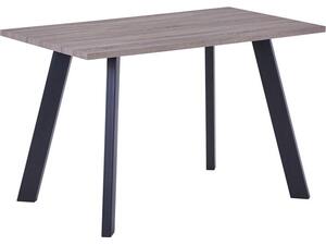 Τραπέζι BAXTER Μέταλλο Βαφή Μαύρο Sonoma Oak 120x70x75cm [Ε-00021764] ΕΜ820,1 (Sonoma Oak)