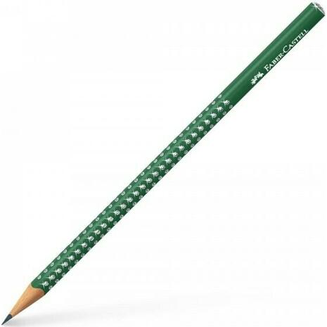 Μολύβι γραφίτη Faber Grip Sparkle II Πράσινο (118239)