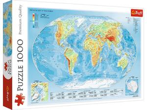 Παζλ Trefl Physical map of the world 100 τεμαχίων (817-10463)