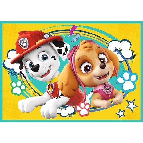 Παζλ Trefl Happy Paw Patrol team 4 in 1  (12&15&20&24 τεμαχίων) (817-34346)