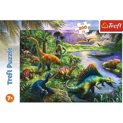 Παζλ Trefl Predatory Dinosaurs 200 τεμαχίων (817-13281)