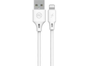 Καλώδιο φόρτισης WK USB to Lightning White 1m Full Speed Pro Charging Cable WDC-092 2.4A