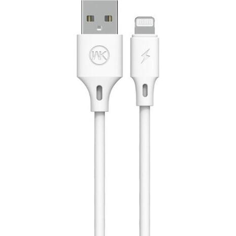 Καλώδιο φόρτισης WK USB to Lightning White 1m Full Speed Pro Charging Cable WDC-092 2.4A