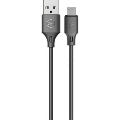 Καλώδιο φόρτισης WK USB to micro USB Black 1m Full Speed Pro Charging Cable WDC-092 2.4A