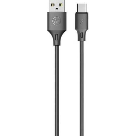 Καλώδιο φόρτισης WK USB to TYPE-C Black 1m Full Speed Pro Charging Cable WDC-092 2.4A