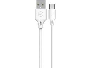 Καλώδιο φόρτισης WK USB to TYPE-C White 1m Full Speed Pro Charging Cable WDC-092 2.4A