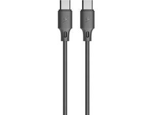 Καλώδιο φόρτισης WK TYPE-C to TYPE-C Black 1m Full Speed Charging Cable WDC-106 3A