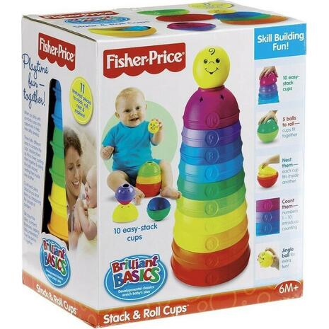 Κύπελλα Κατασκευών Fisher Price 6+ μηνών (W4472)