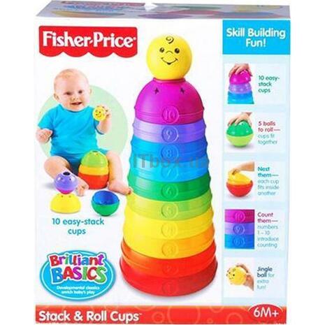 Κύπελλα Κατασκευών Fisher Price 6+ μηνών (W4472)