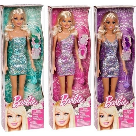 Barbie Μοντέρνα Φορέματα Με Αξεσουάρ διάφορα σχέδια (T7580)