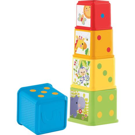 Κυβάκια Stack & Explore Blocks Fisher Price (CDC52)