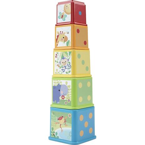 Κυβάκια Stack & Explore Blocks Fisher Price (CDC52)