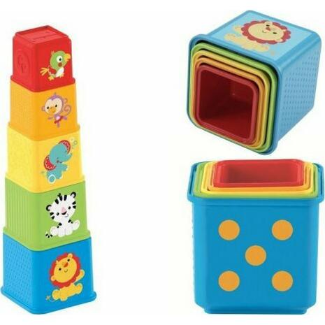 Κυβάκια Stack & Explore Blocks Fisher Price (CDC52)