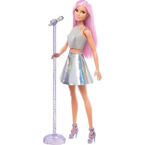 Κούκλα Barbie Pop Star με μικρόφωνο (FXN98)