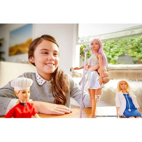 Κούκλα Barbie Pop Star με μικρόφωνο (FXN98)