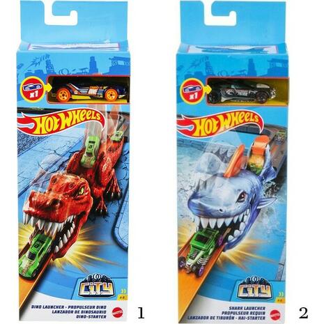 Πίστα Hot Wheels City Θηρία Εκτοξευτές για 4+ ετών διάφορα σχέδια (GVF41)