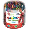 Κηρομπογιές Carioca Wax Crayons Maxi 50 τεμαχίων (Διάφορα χρώματα)