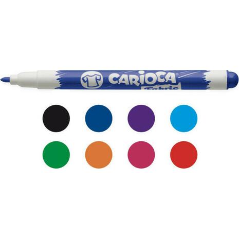Μαρκαδόροι πίνακα CARIOCA λεπτοί fine 2.8mm  (σετ 8 τεμαχίων) (Διάφορα χρώματα)