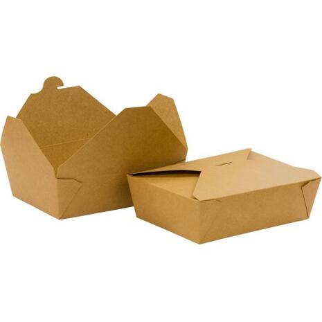 Κουτί Φαγητού Craft Νο3 Fold Top για Delivery & Take Away μιας χρήσης