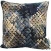 Διακοσμητικό μαξιλάρι Snake Skin Velvet Blue | entos 45x45cm