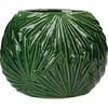 Βάζο πήλινο/κεραμικό Palm Leaf Fine Green | entos 29.5x14.5x23cm