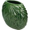 Βάζο πήλινο/κεραμικό Palm Leaf Fine Green | entos 29.5x14.5x23cm