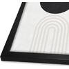 Πίνακας Satisfying Shapes σε μαύρο πλαίσιο και γυαλί | entos 50x70cm