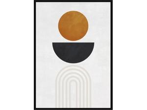 Πίνακας Satisfying Shapes σε μαύρο πλαίσιο και γυαλί | entos 50x70cm