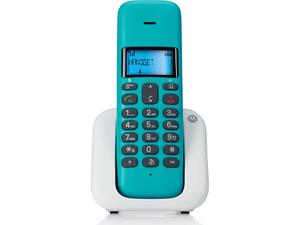Ασύρματο τηλέφωνο Motorola T301 Turquoise (Ελληνικό Μενού) με ανοιχτή ακρόαση