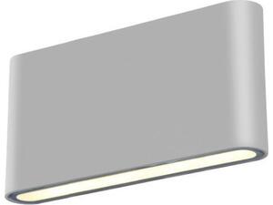 Απλίκα slim LED 2x6W Y9x17,5x3cm γκρι