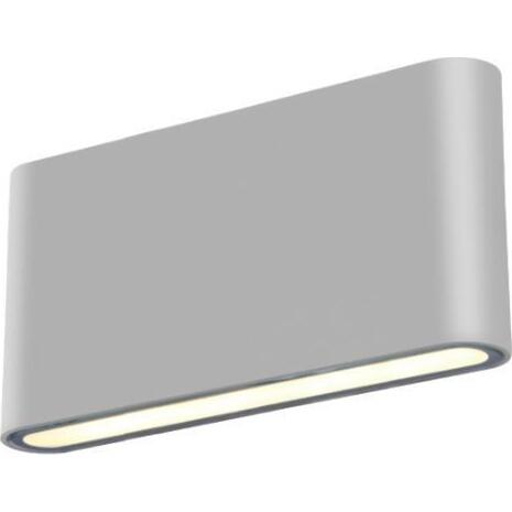 Απλίκα slim LED 2x6W Y9x17,5x3cm γκρι