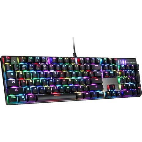 Ενσύρματο πληκτρολόγιο Gaming MOTOSPEED Μηχανικό CK104 RGB