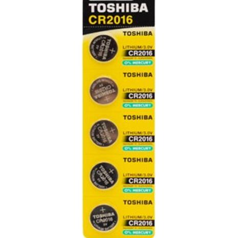 Μπαταρία Λιθίου Toshiba Ρολογιών CR2016 3V 1 τεμάχιο