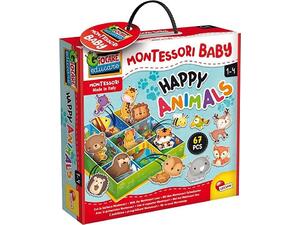 Εκπαιδευτικό Παιχνίδι Lisciani Giochi Montessori Happy Animals για 1-4 Ετών (92772)