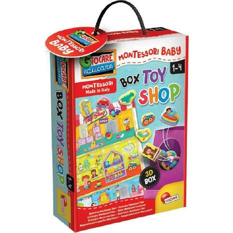 Εκπαιδευτικό Παιχνίδι Lisciani Giochi  Montessori Baby Box Κατάστημα Παιχνιδιών για 1-4 Ετών (92734)