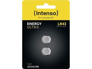 Μπαταρίες Intenso Batteries Alkaline button cell LR 43 - (2 τεμάχια) 7503412