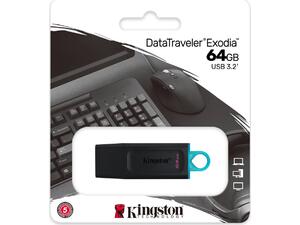 USB 3.0 Flash Kingston 64GB DT Exodia - DTX64GB