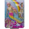 Κούκλα Barbie Dreamtopia Γοργόνα μεταμόρφωση ουράνιο τόξο (GTF89)