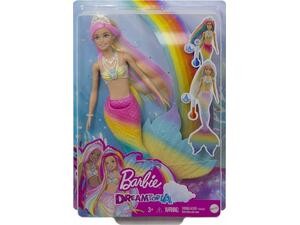 Κούκλα Barbie Dreamtopia Γοργόνα μεταμόρφωση ουράνιο τόξο (GTF89)