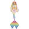 Κούκλα Barbie Dreamtopia Γοργόνα μεταμόρφωση ουράνιο τόξο (GTF89)
